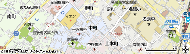 ミワヤ本店周辺の地図