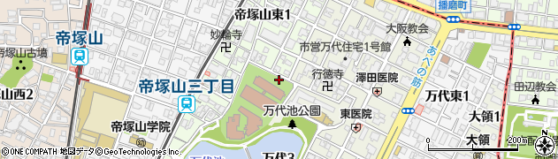 ヘルパーステーション帝塚山ぷらむ周辺の地図