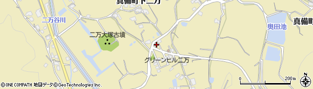 岡山県倉敷市真備町下二万1387周辺の地図