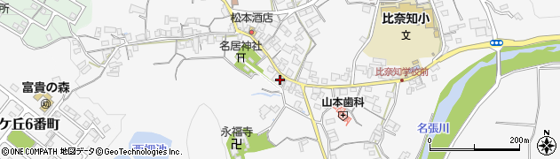 三重県名張市下比奈知2013周辺の地図