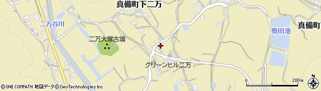 岡山県倉敷市真備町下二万1387-6周辺の地図