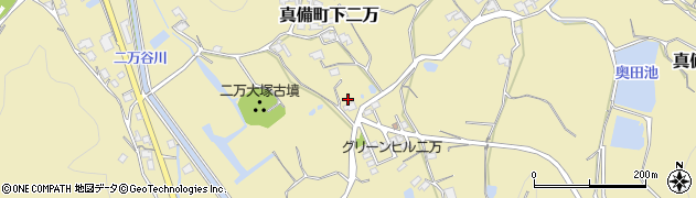 岡山県倉敷市真備町下二万1384周辺の地図