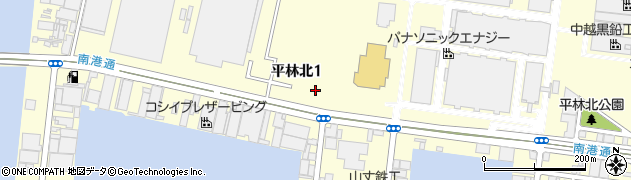 大阪府大阪市住之江区平林北周辺の地図