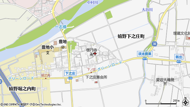 〒515-2354 三重県松阪市嬉野下之庄町の地図