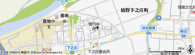三重県松阪市嬉野下之庄町周辺の地図