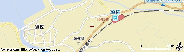キヌヤ　須佐店周辺の地図