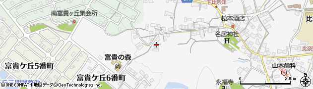 三重県名張市下比奈知2071周辺の地図