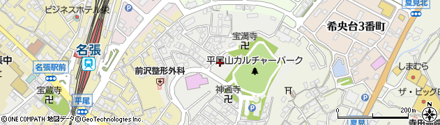 三重県名張市桜ケ丘周辺の地図