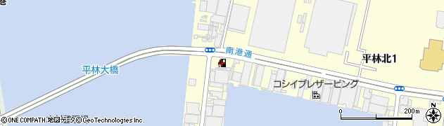 株式会社一光　大阪南港給油所周辺の地図