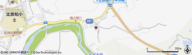 三重県名張市下比奈知3704周辺の地図