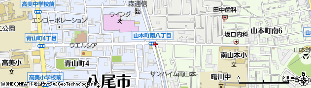 山本町南８周辺の地図