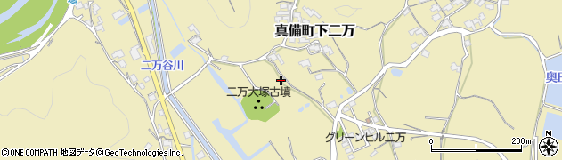 岡山県倉敷市真備町下二万1397周辺の地図