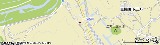 岡山県倉敷市真備町下二万1777周辺の地図
