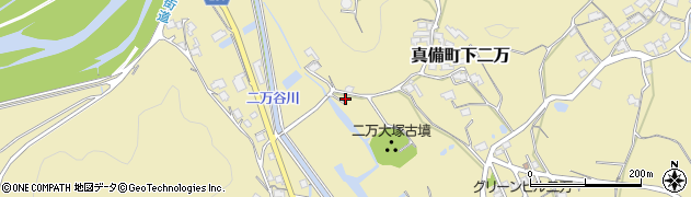 岡山県倉敷市真備町下二万1537周辺の地図