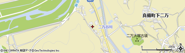 岡山県倉敷市真備町下二万1780周辺の地図