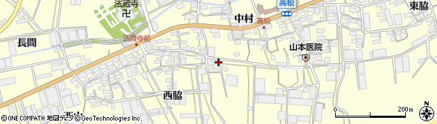 愛知県田原市高松町宮方辺周辺の地図
