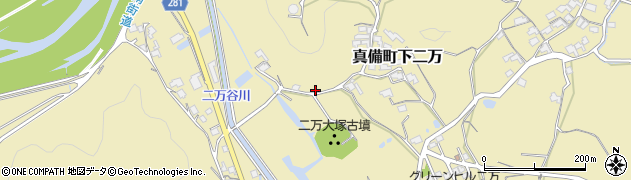 岡山県倉敷市真備町下二万1485周辺の地図