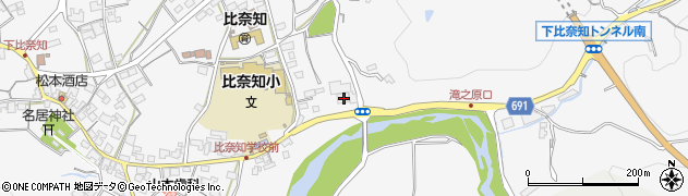 三重県名張市下比奈知1475周辺の地図