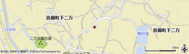 岡山県倉敷市真備町下二万1255周辺の地図