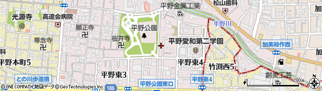 丸阪大阪カッティングセンター周辺の地図