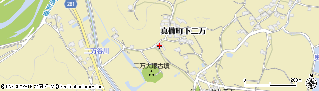 岡山県倉敷市真備町下二万1405周辺の地図