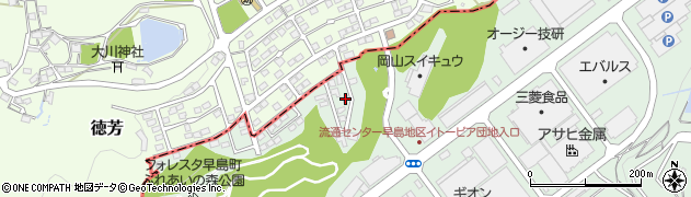 岡山県都窪郡早島町矢尾1022周辺の地図