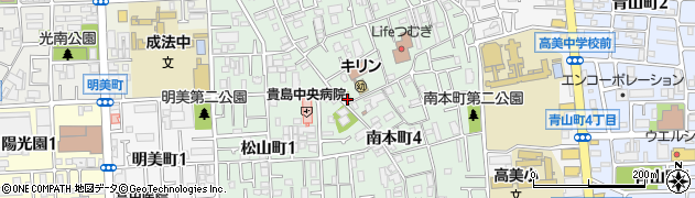 龍妙寺周辺の地図