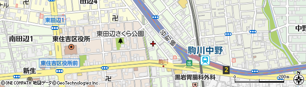 株式会社東住吉住宅周辺の地図
