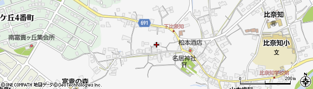 三重県名張市下比奈知2526周辺の地図