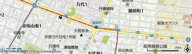 播磨町周辺の地図