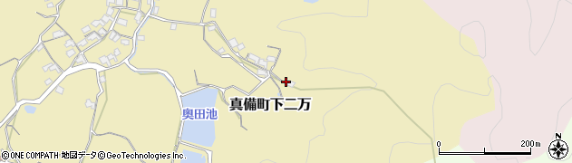 岡山県倉敷市真備町下二万757周辺の地図