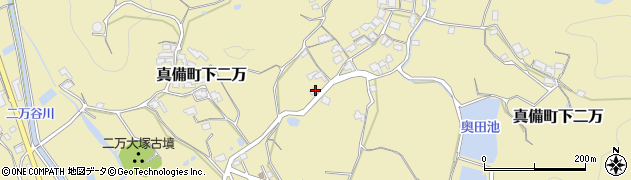 岡山県倉敷市真備町下二万382周辺の地図