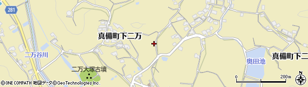 岡山県倉敷市真備町下二万360周辺の地図