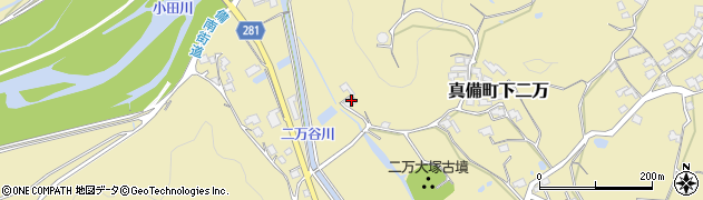 岡山県倉敷市真備町下二万1495周辺の地図