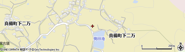 岡山県倉敷市真備町下二万569-1周辺の地図