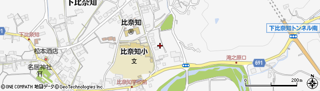三重県名張市下比奈知1504周辺の地図