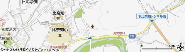 三重県名張市下比奈知3470周辺の地図