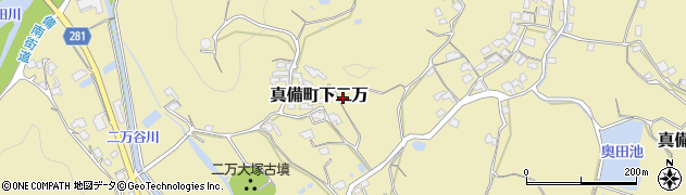 岡山県倉敷市真備町下二万1438周辺の地図