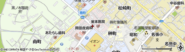 三重県名張市木屋町周辺の地図