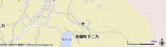 岡山県倉敷市真備町下二万790周辺の地図