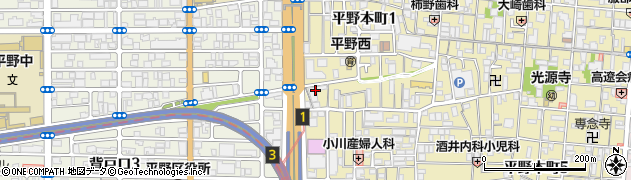 カラオケ BIG ECHO ビッグエコー 地下鉄平野駅前店周辺の地図