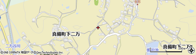 岡山県倉敷市真備町下二万351-1周辺の地図