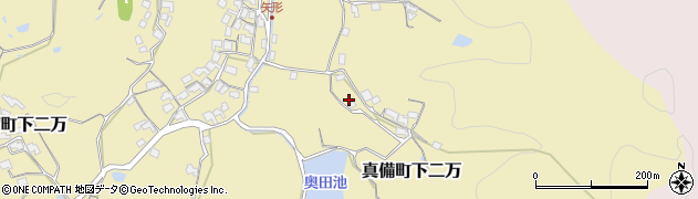 岡山県倉敷市真備町下二万804周辺の地図
