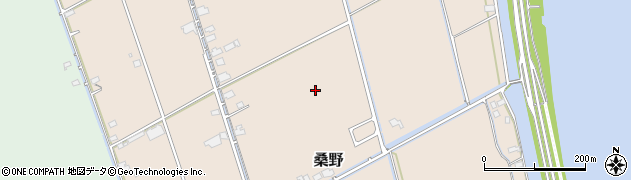 岡山県岡山市中区桑野周辺の地図