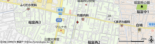 岡山県岡山市南区福富西周辺の地図