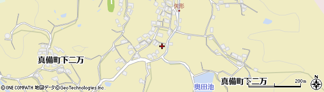 岡山県倉敷市真備町下二万405周辺の地図