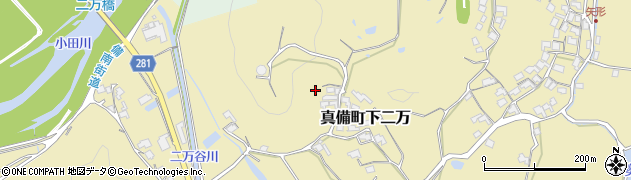 岡山県倉敷市真備町下二万1472周辺の地図