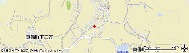 岡山県倉敷市真備町下二万409周辺の地図