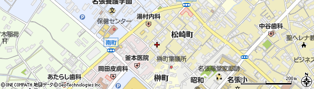 クイーン美容室松崎町店周辺の地図
