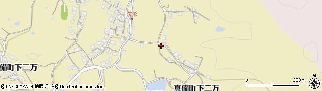 岡山県倉敷市真備町下二万807周辺の地図